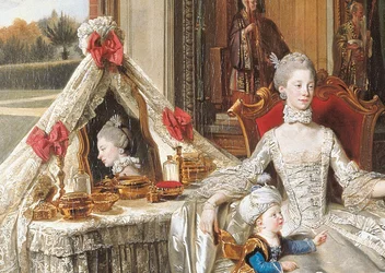 Queen Charlotte with her Two Eldest Sons